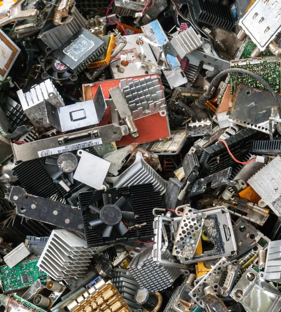 Copmuter waste scrap